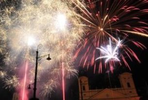 tűzijáték Debrecenben