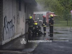 XI. kerületi tűz Nagyszeben tér