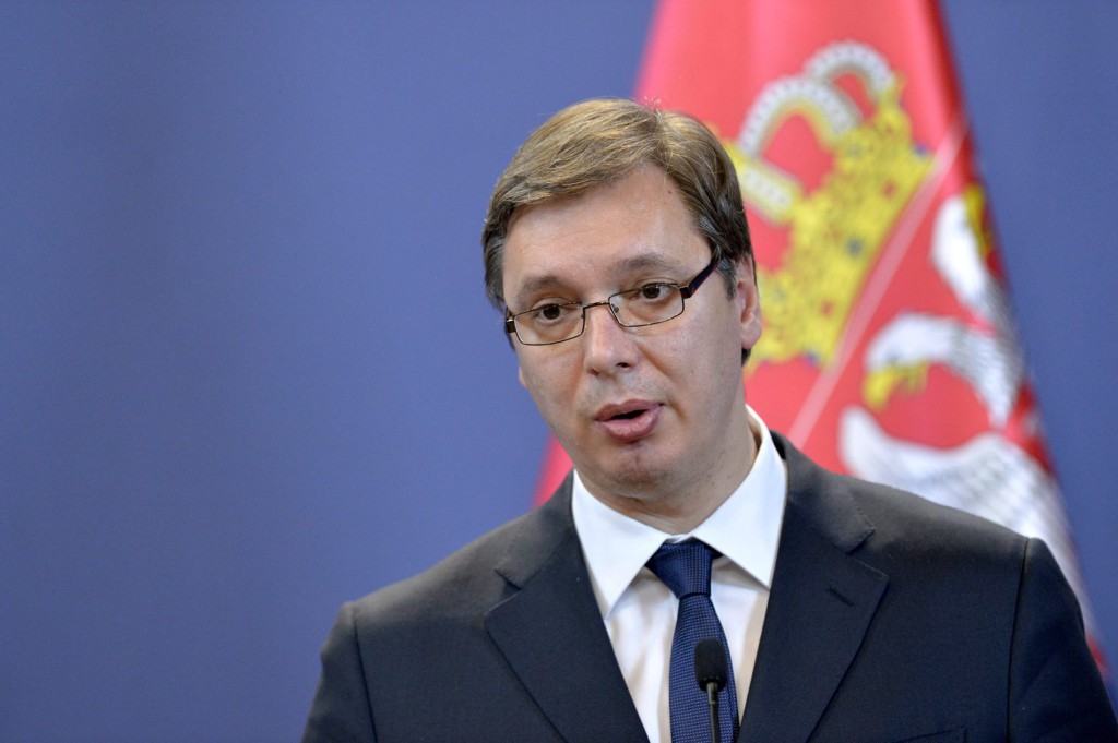 Aleksandar Vucic szerb elnök