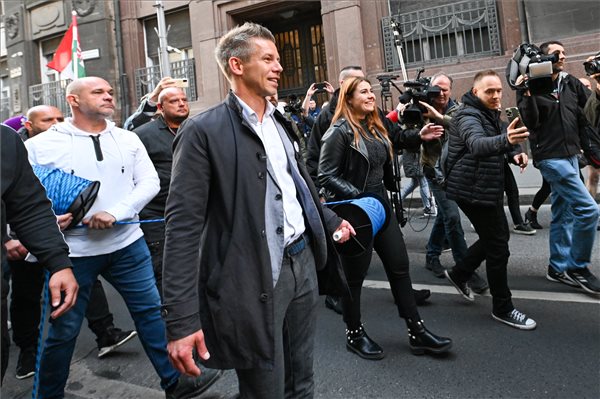 Működő gyermekvédelem létrehozását követelte demonstráción Magyar Péter