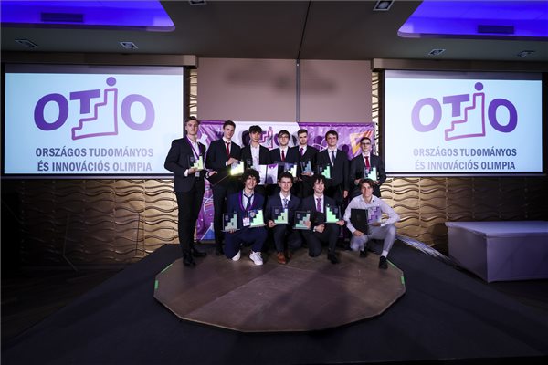 Az Országos Tudományos és Innovációs Olimpia díjátadója